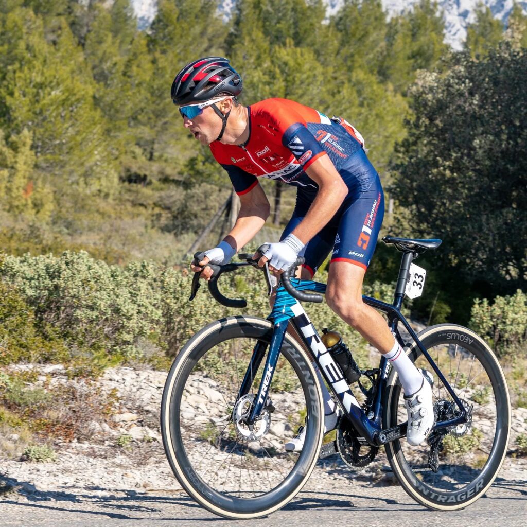 Robin Meyer en compétition cycliste